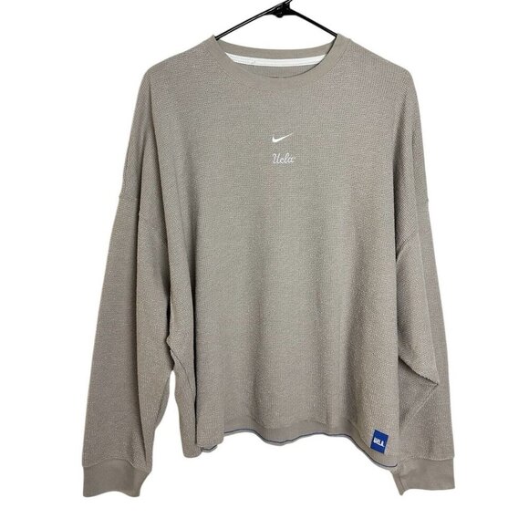 NIKE WOMEN'S UCLA YOGA COLLEGE SWEATSHIRT CREAM SIZE XL NEW - Picture 1 of 13